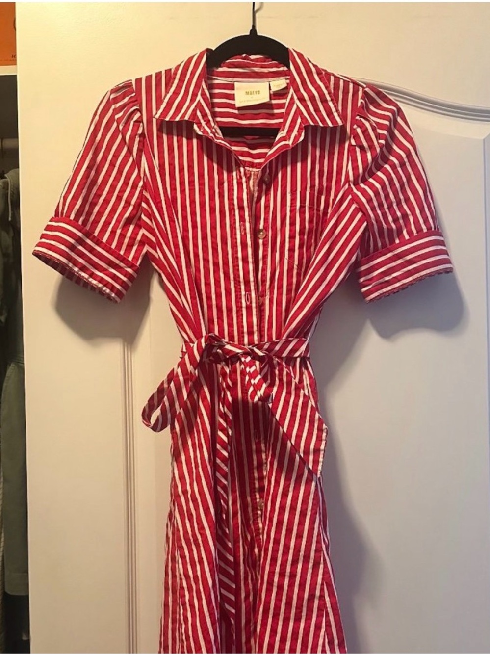 Anthropologie Candy Cane Dress